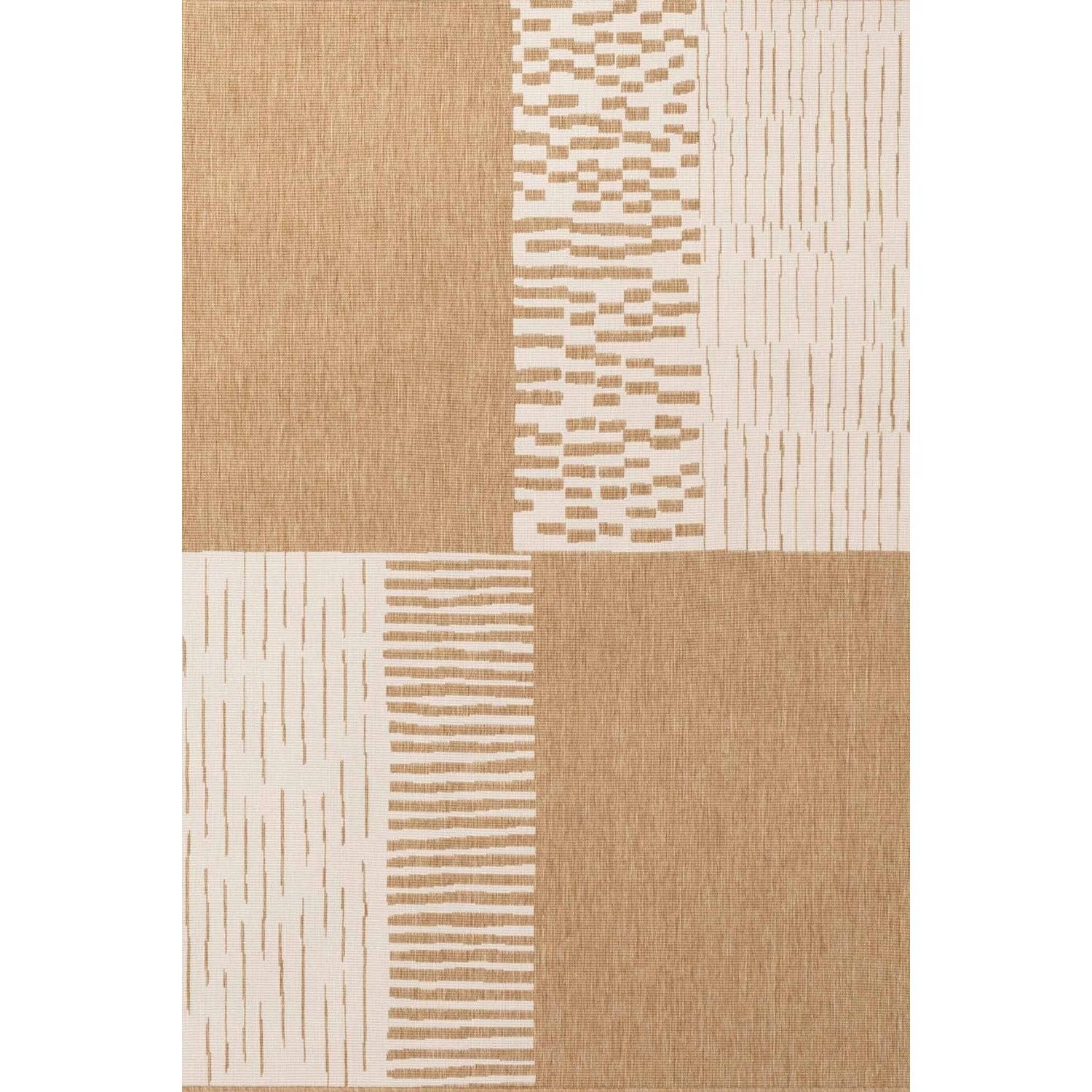 Ted Baker Beige Outdoor Indoor Acacia Geometric Reversible Rug - 160 x 230cm