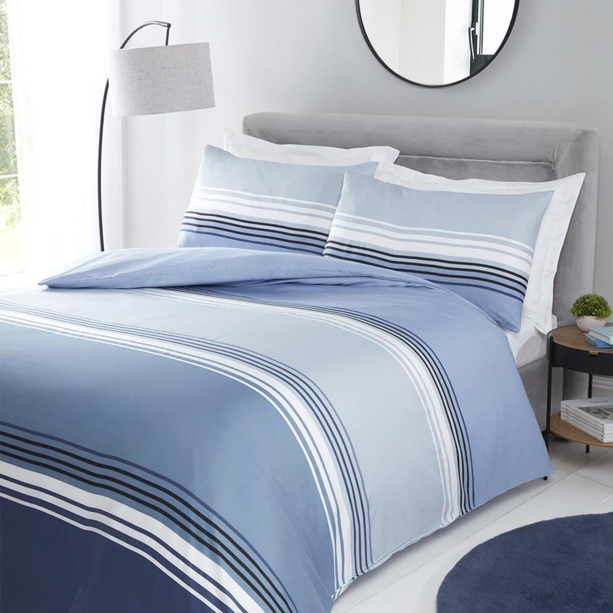 Rapport Chicago Blue Duvet Cover Set - Single