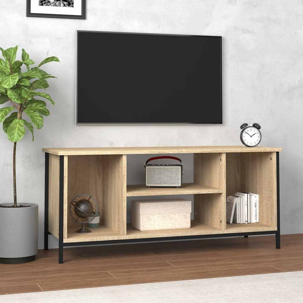 Walplus Engineered Wood TV Unit - Light Oak - 102 x 35 x 45 cm