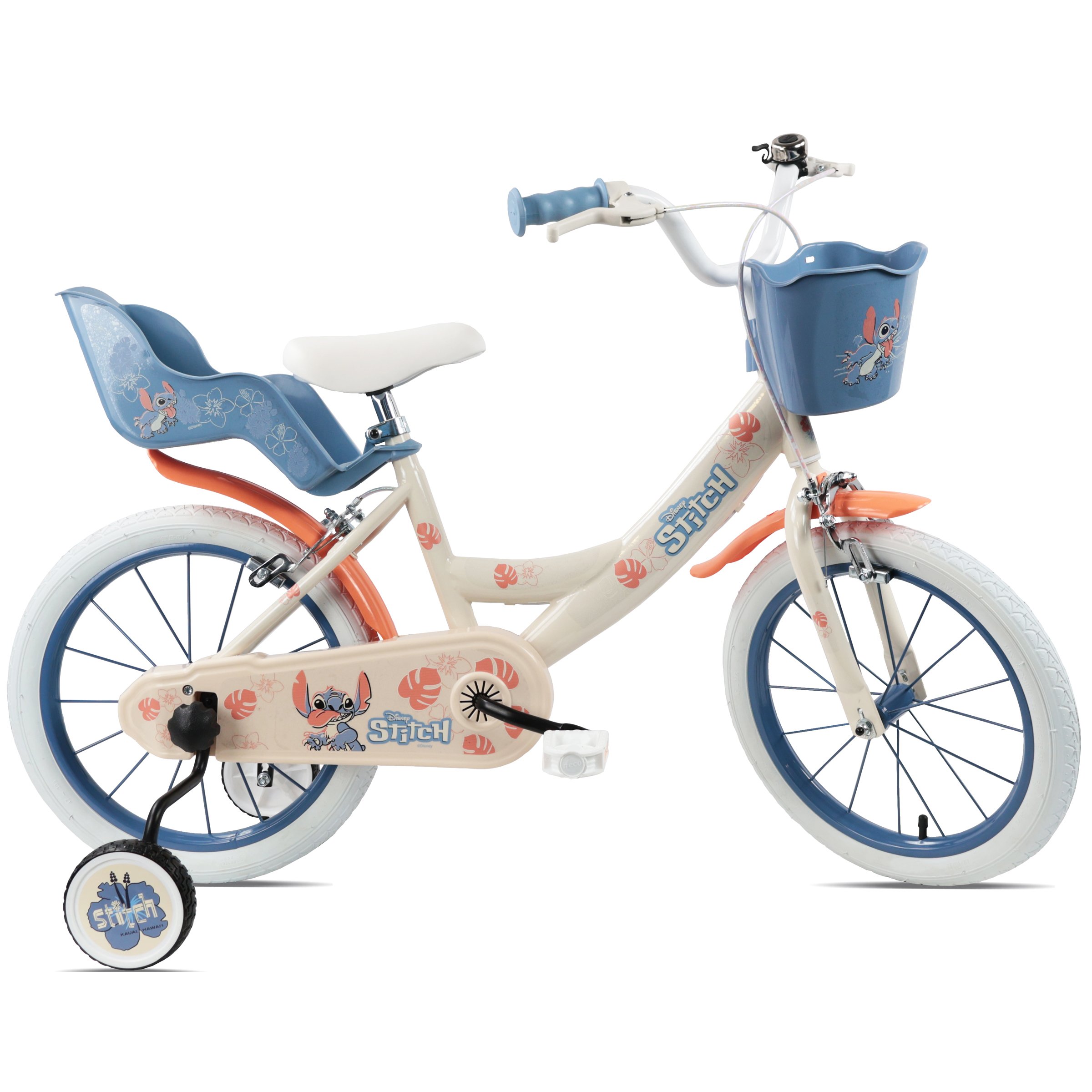Denver Disney Stitch 14" Kids Bike Childrens Bicycle - Beige