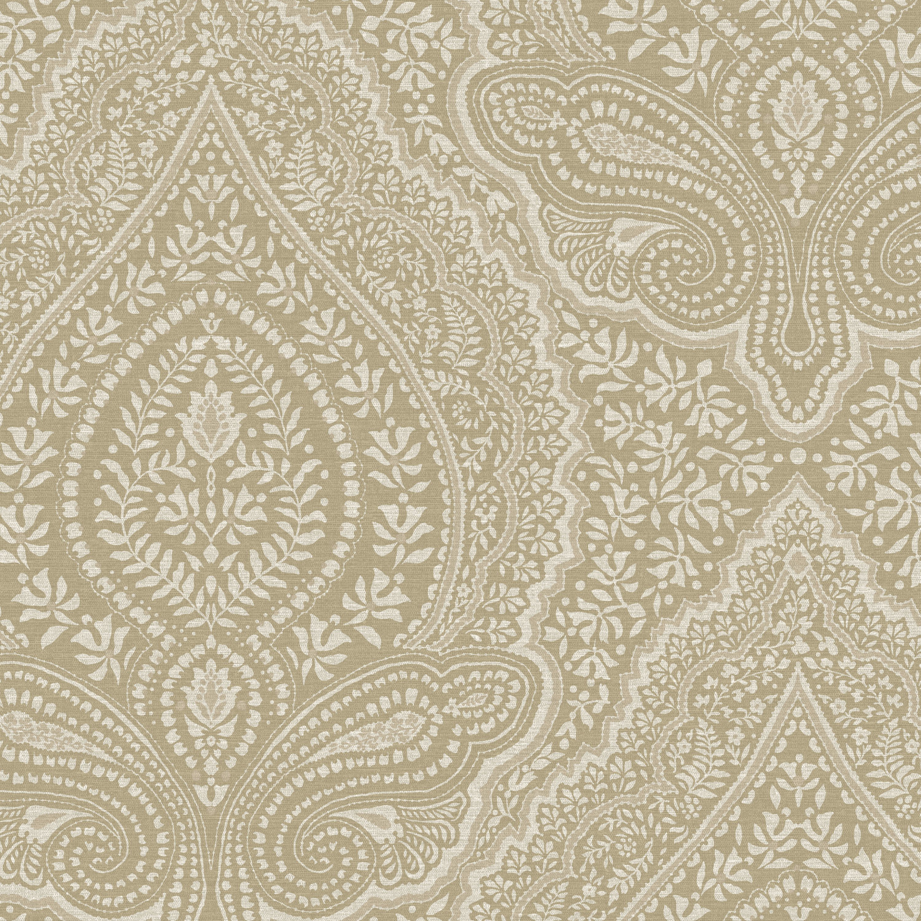 Grandeco Chantilly Filligree Damask Textured Wallpaper -   Neutral