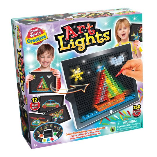 Small World Toys Art Lights Creativity Craft Activity Set