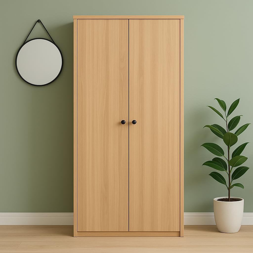 Home Treats Venice 2 Door Wardrobe - Pine
