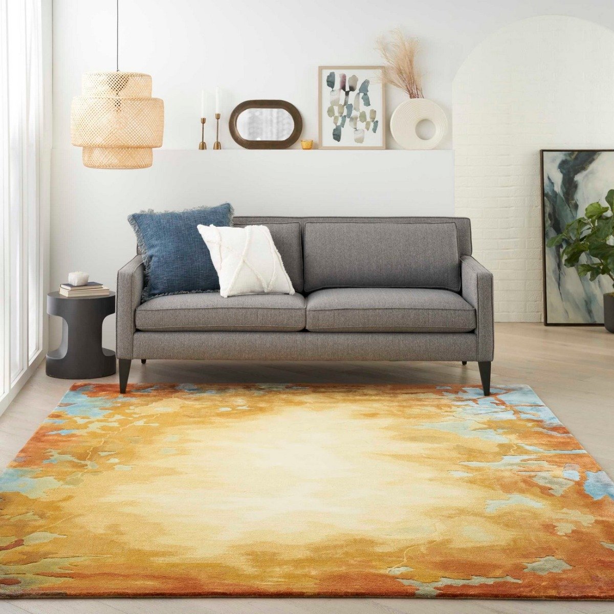 Mega Flooring Multi Modern Abstract Rug - 168 x 226cm