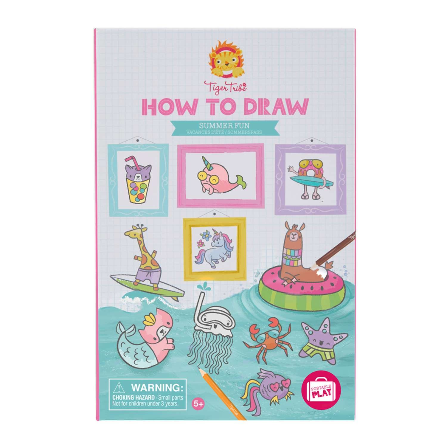 Tiger Tribe How to Draw - Summer Fun 5 Years +