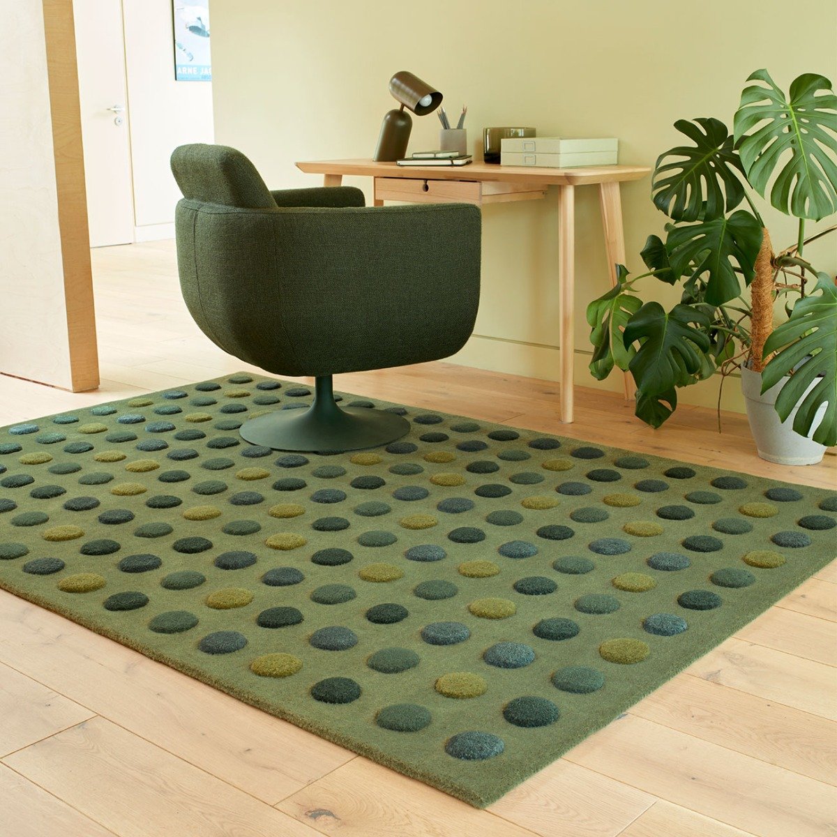 Mega Flooring Green Modern  Rug - 200 x 300cm