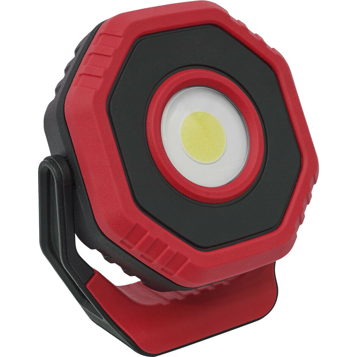 Loops Direct Rechargeable 7W COB LED Pocket Floodlight - Red