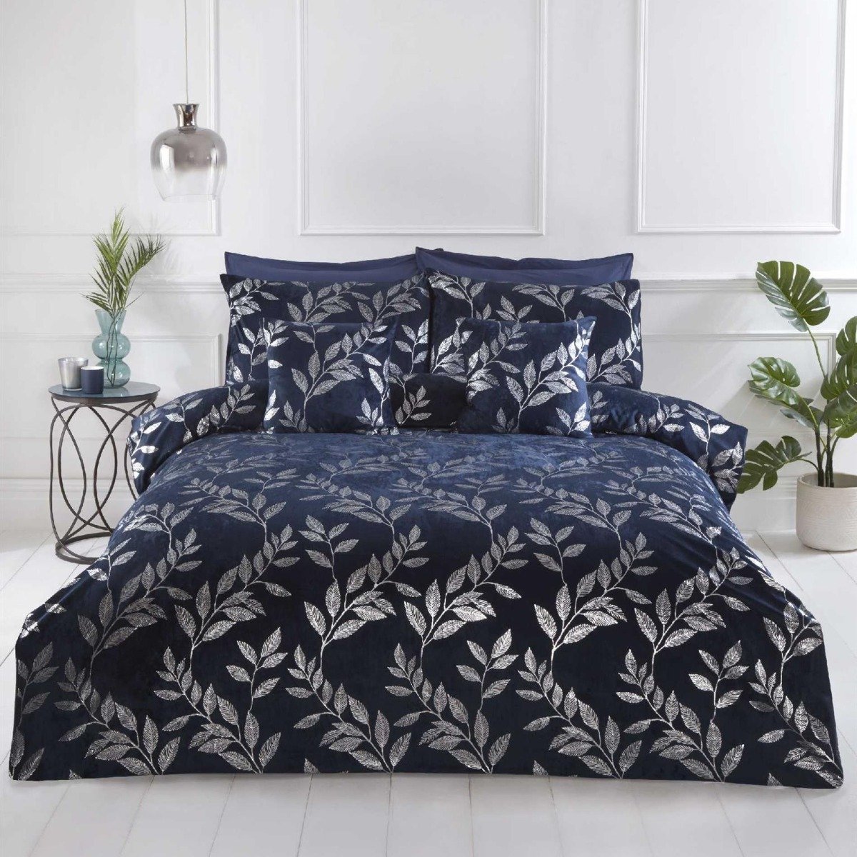 Rapport Como Navy Duvet Cover Set - Double
