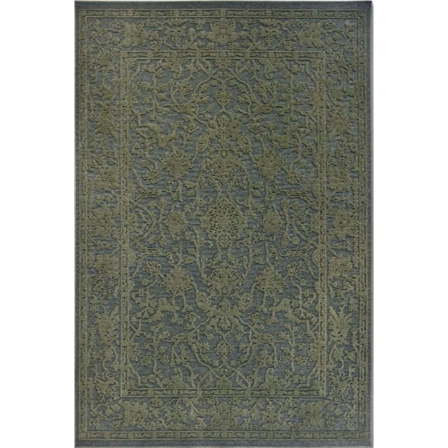 Villeroy & Boch Green Ambroise Floral Like Texture Rug - 160 x 230cm