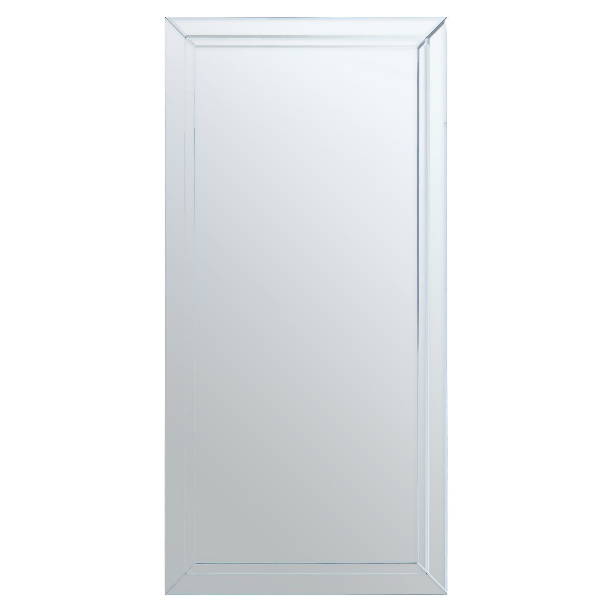 Orsina Sana Double Bevelled Frame Large Full Length Wall Mirror – Clear