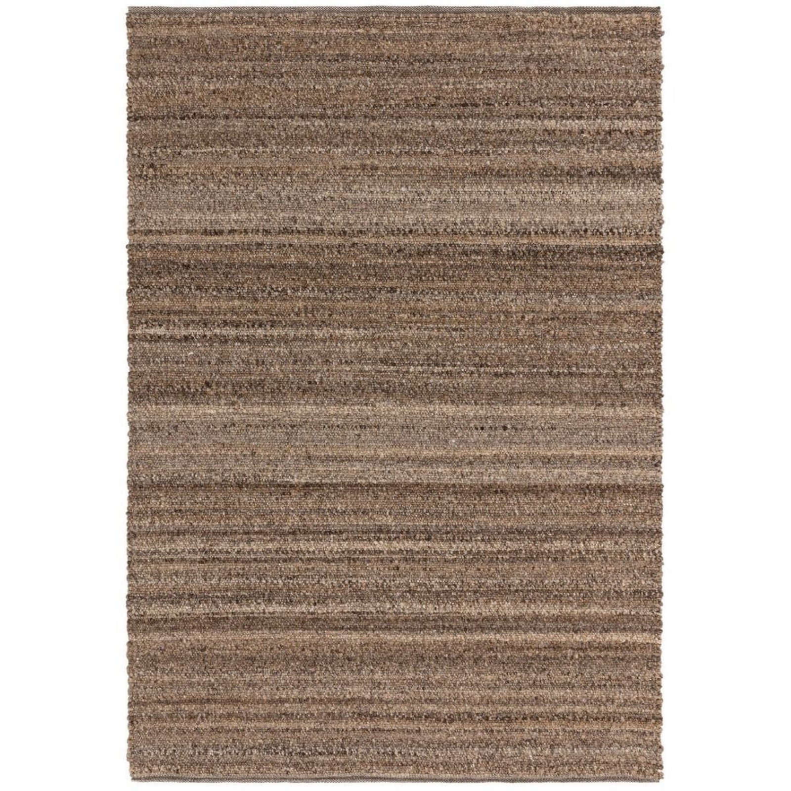 Mega Flooring Brown Handmade Plain Rug - 120 x 170cm