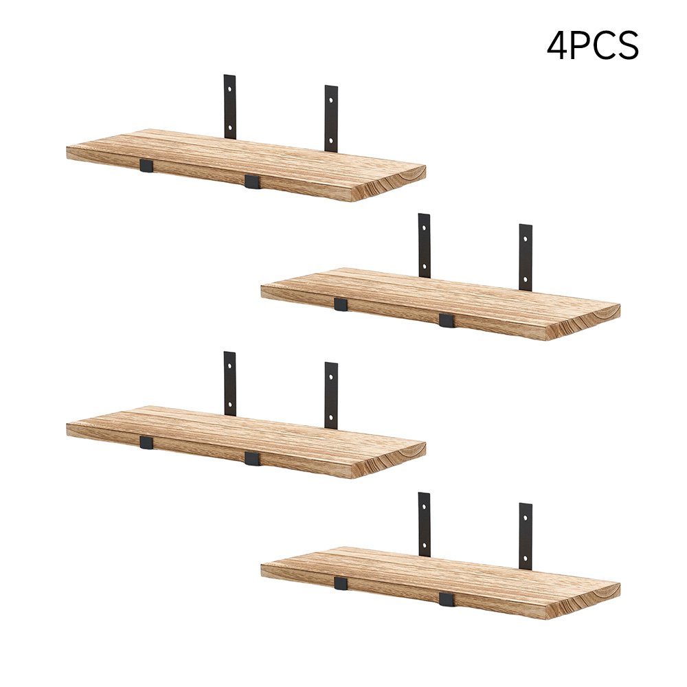 Living and Home Set of 4 Wall Floating Shelves