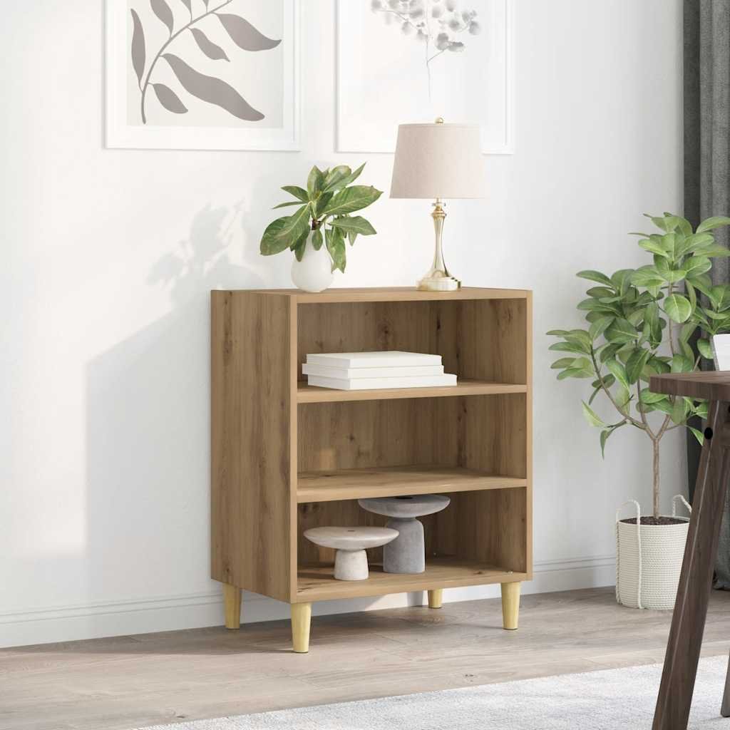 Walplus Engineered Wood Sideboard - Artisan Oak - 57 x 35 x 75 cm
