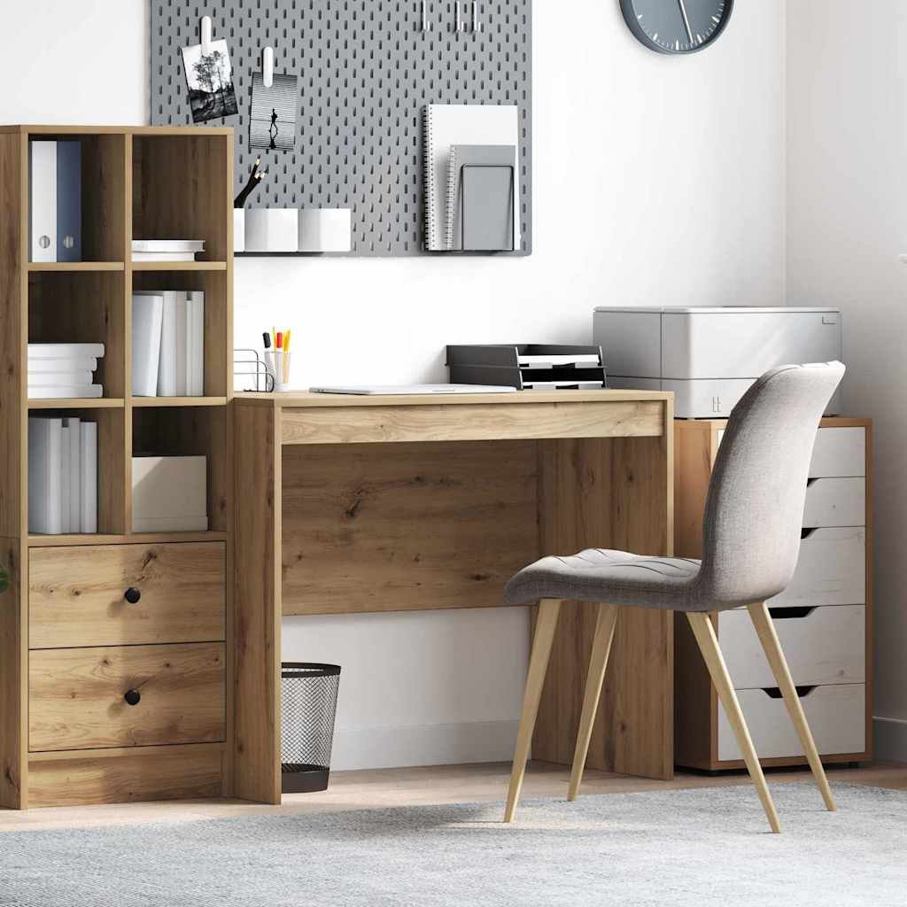 Walplus Engineered Wood Desk - Oak - 90 x 50 x 76 cm