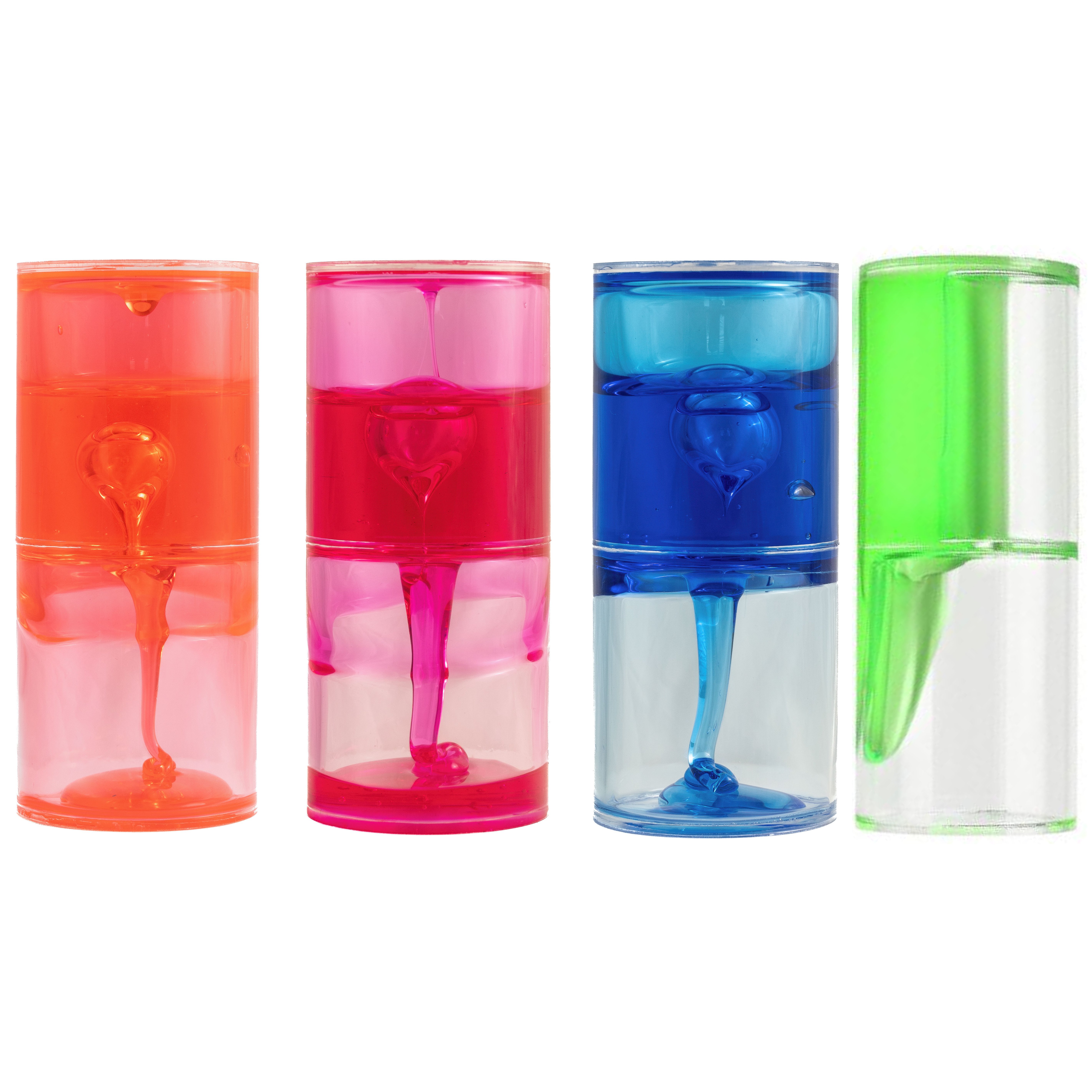 VIRTUENITY Sensory Ooze Slime Motion Timer - 4 Pack