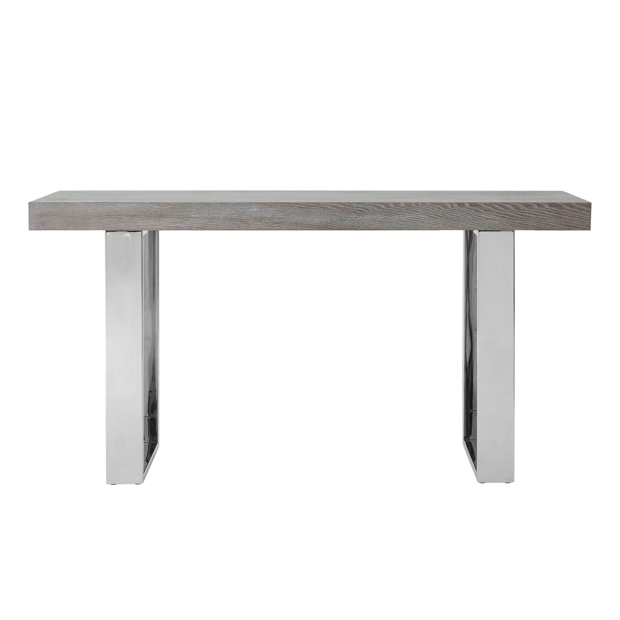 Orsina Ulmus Elm Wood Console Table – Grey
