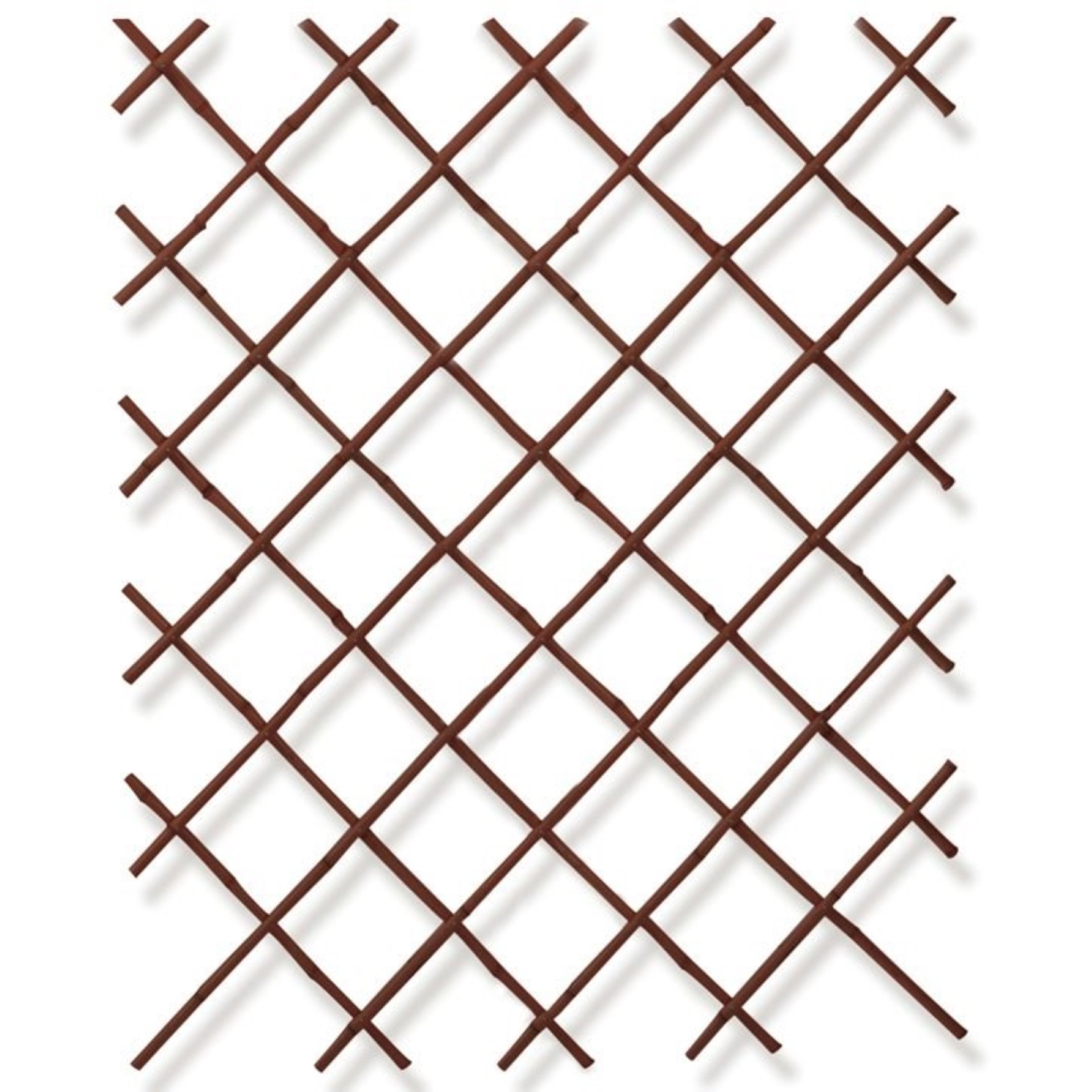 Primrose Black Natural Bamboo Expandable Fencing Screening Trellis - 200cm