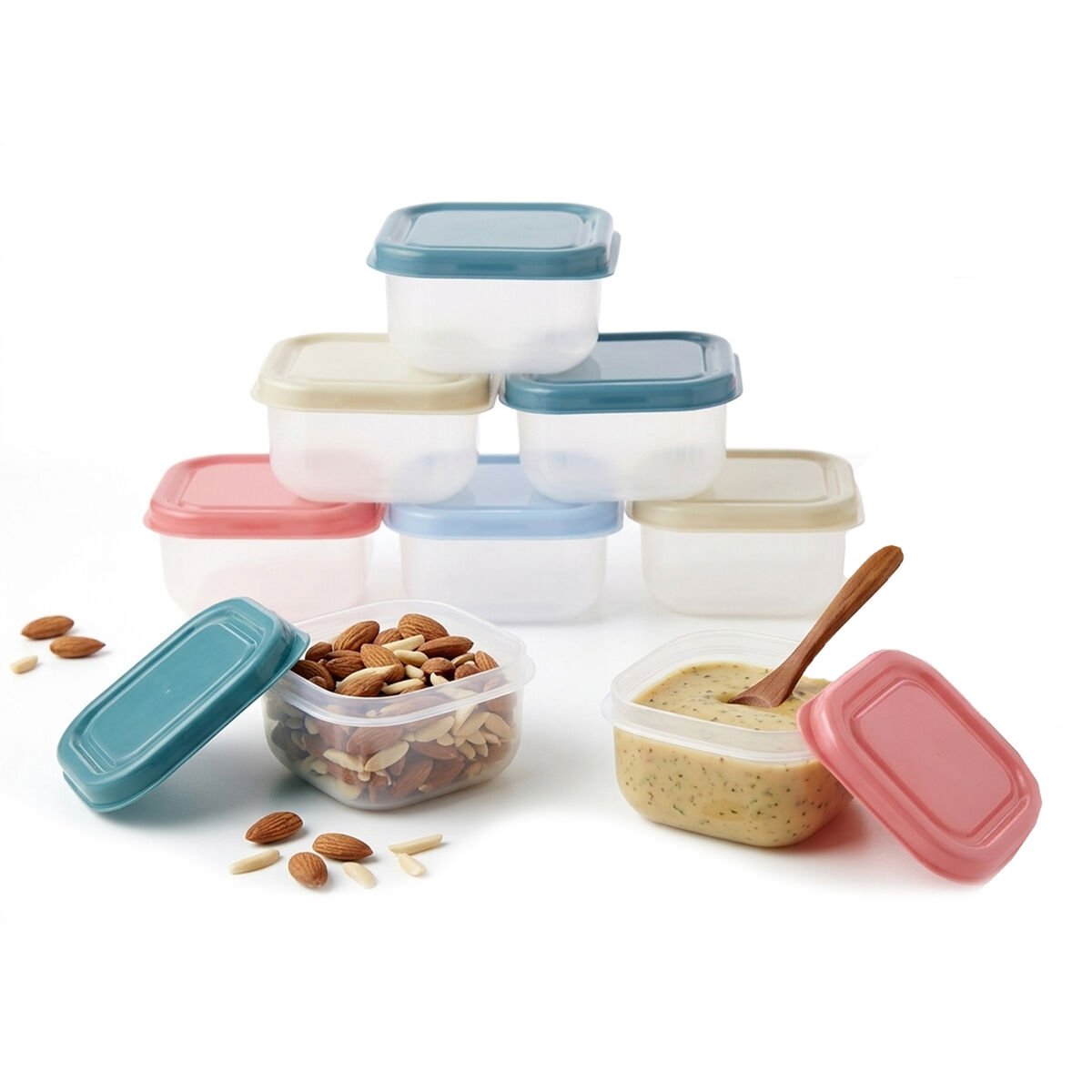Orsina Bitty Set of 8 Mini Storage Containers – Multicolour