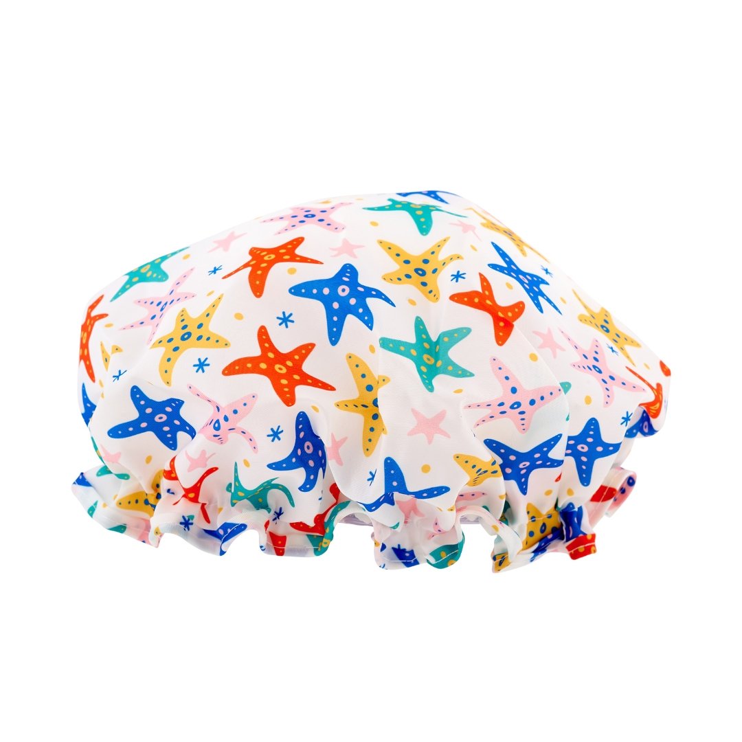 SMUG Shower Cap - Starfish Print