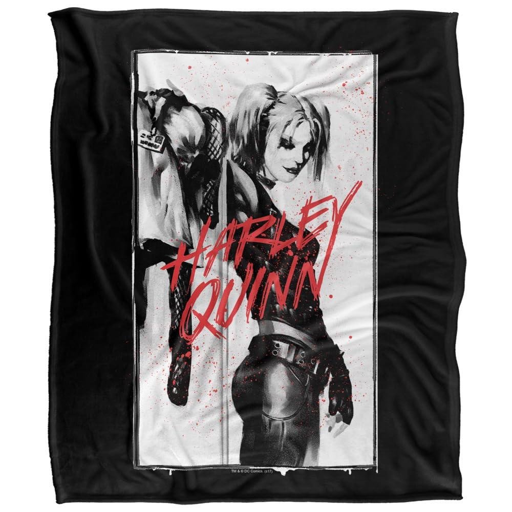Batman Harley Quinn Ink Blanket - 152cm x 127cm