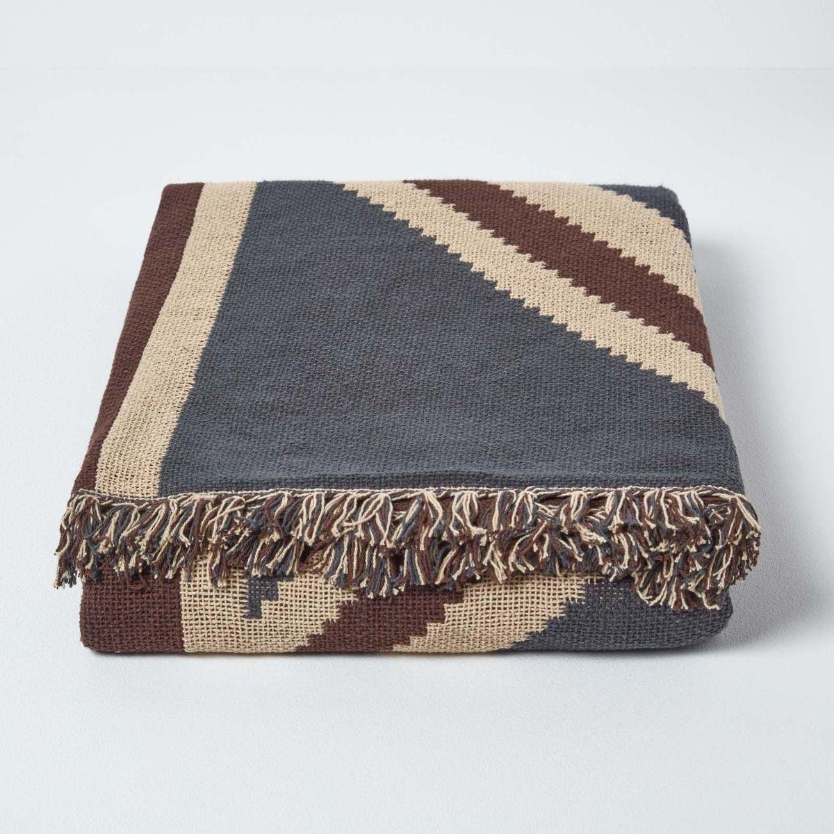 Homescapes Cotton Union Jack Flag Throw - 150 x 200 cm