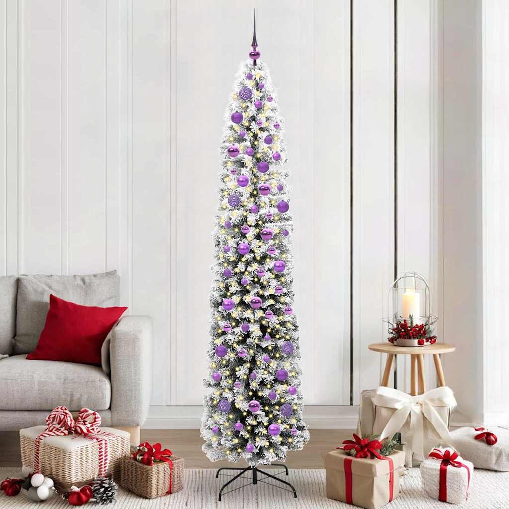 Walplus 300 Warm LED Lights Artificial Christmas Tree - Green - 210 cm
