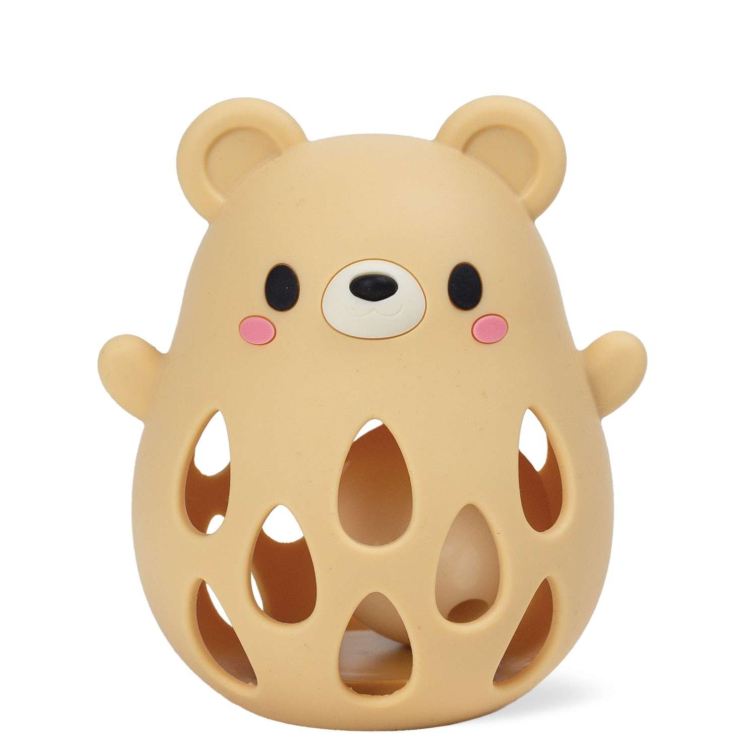 Tiger Tribe Silicone Rattle - Bear Birth +
