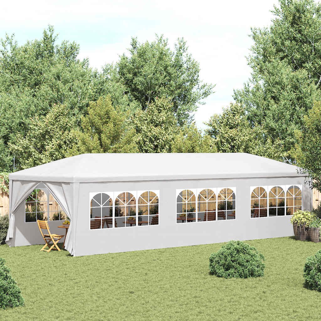 Walplus 3 x 9 m Garden Party Tent - White
