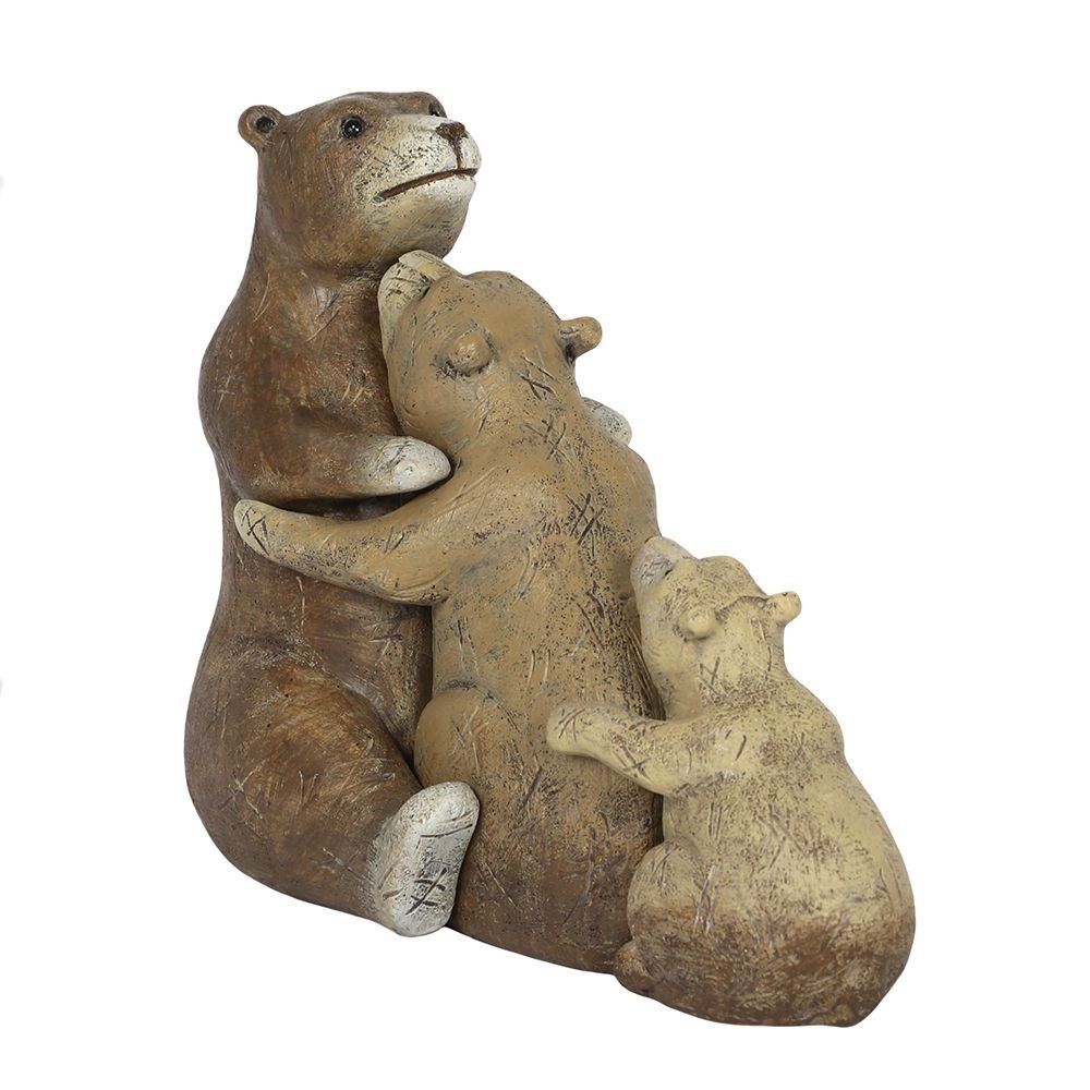 Something Different Bear Family Ornament - Brown