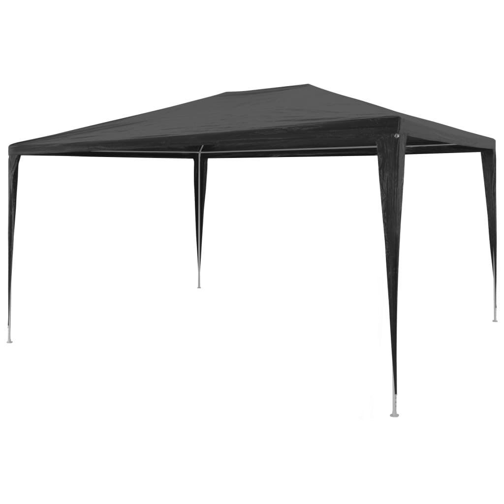 Walplus 3 x 4 m PE Garden Party Tent - Anthracite