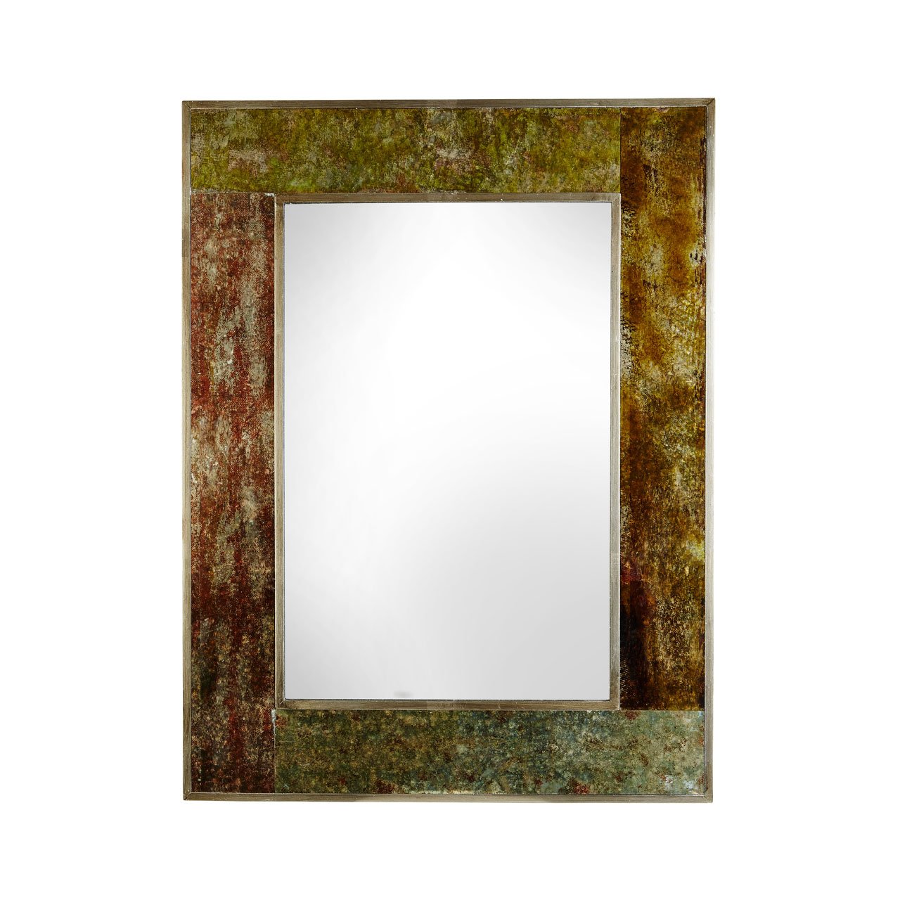 Orsina Deco Antique Effect Wall Mirror - Gold