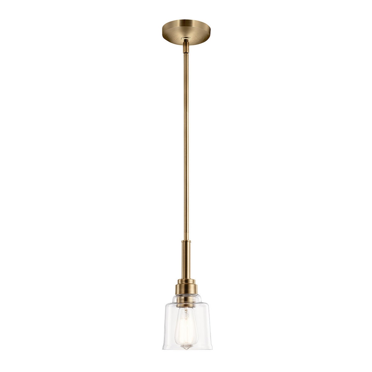 Elstead Kichler Dome Pendant Light - Weathered brass