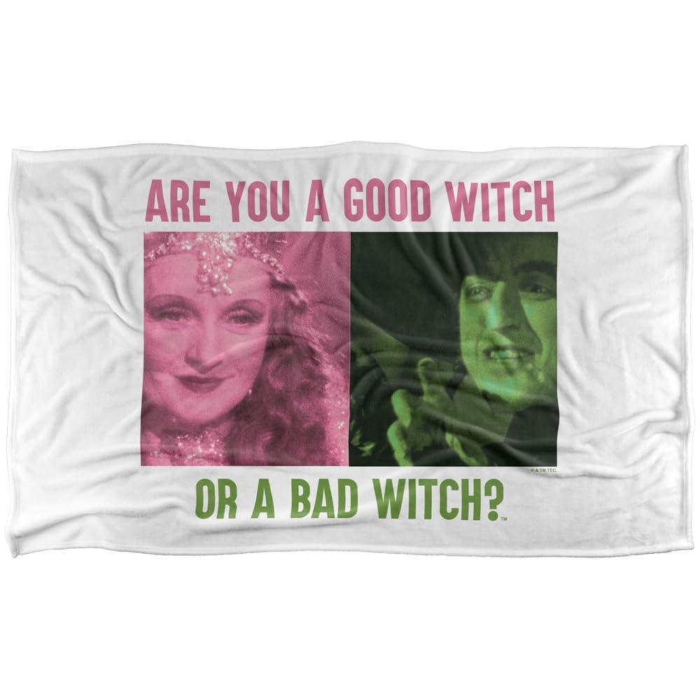 The Wizard Of Oz Good Witch Or Bad Witch Soft Touch Blanket - 127cm x 152cm