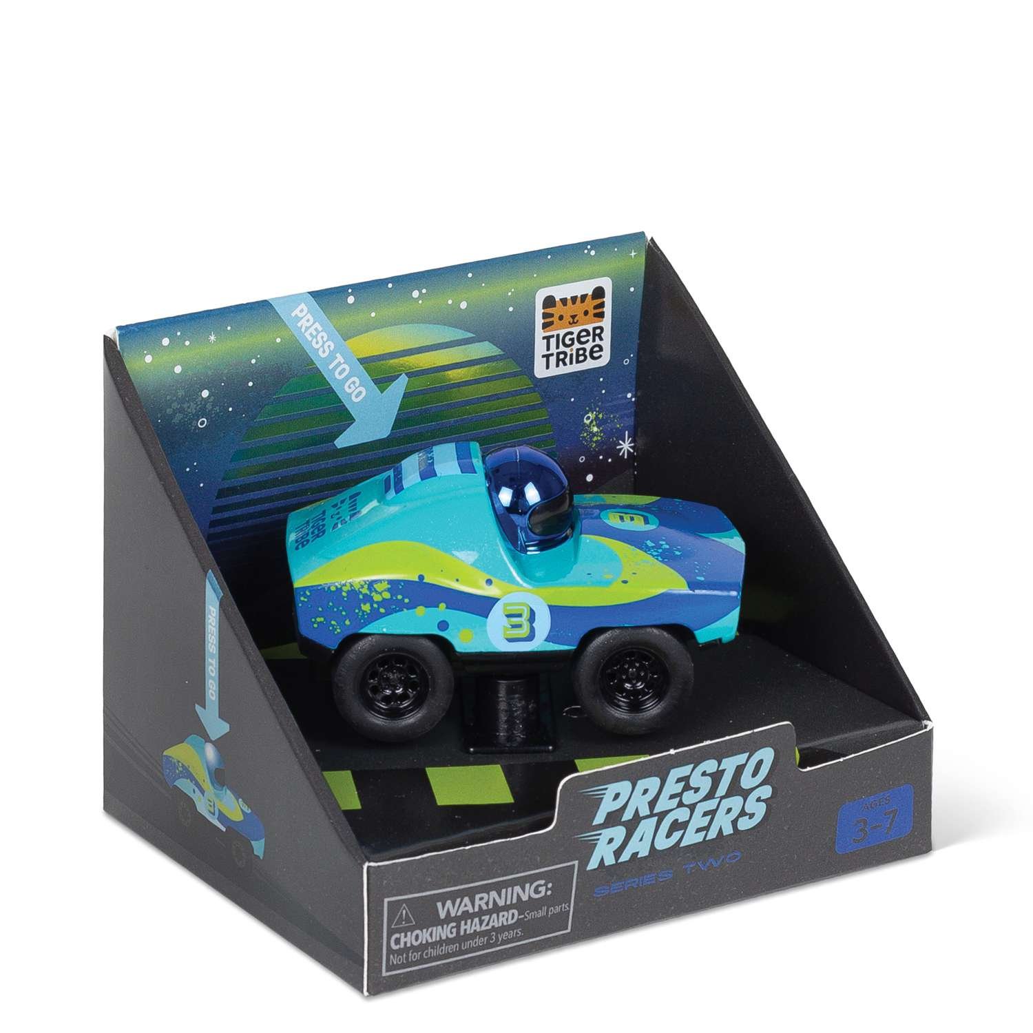 Tiger Tribe Presto Racers Comet Car - Blue & Green