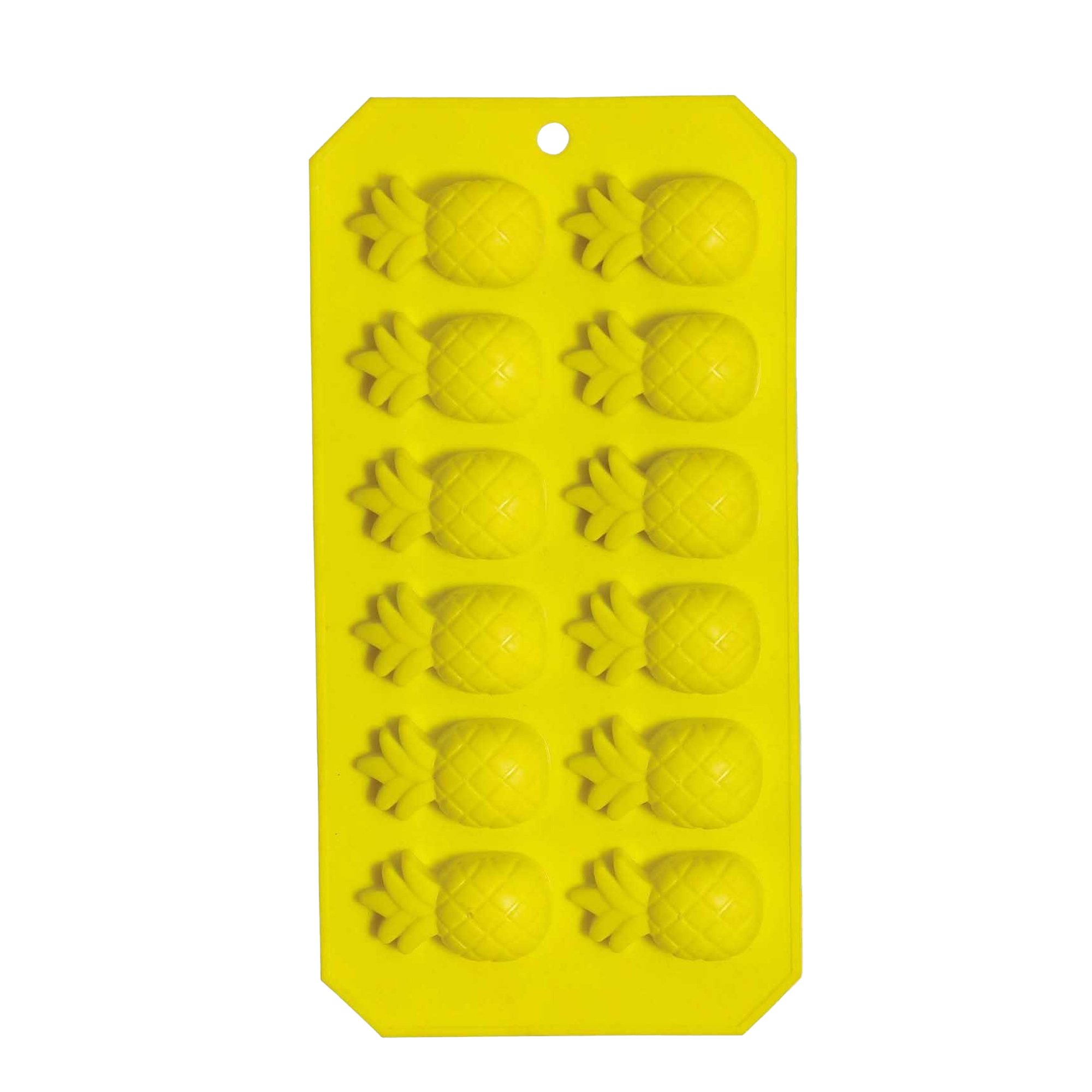Fiestas Guirca Pineapple Ice Cube Tray - Yellow