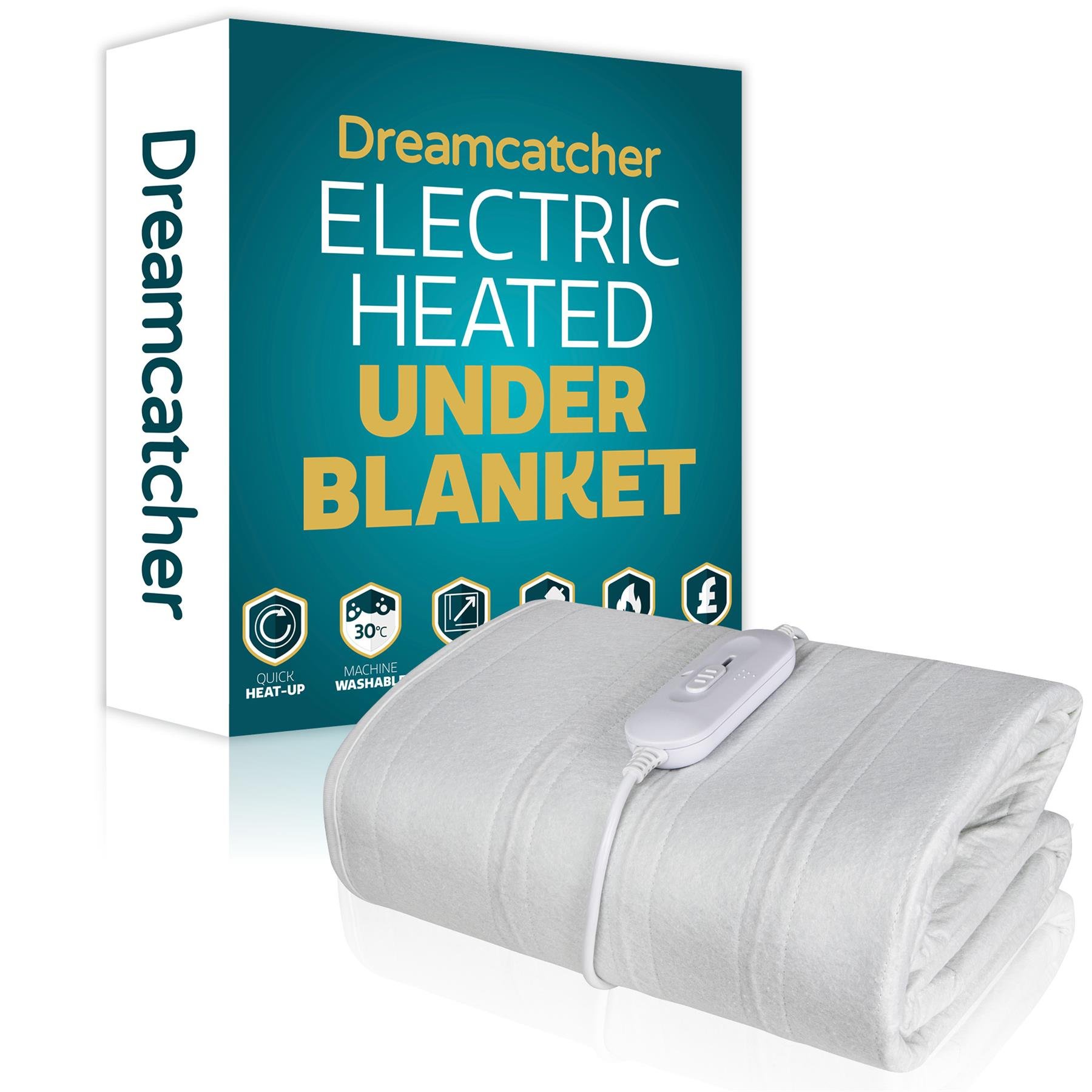 Dreamcatcher Heated Electric Blanket Soft Polyester - Single