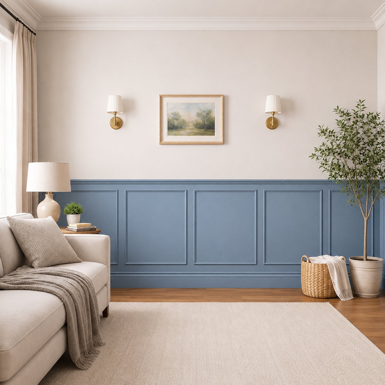 Home Treats Wooden 3D Long Moulding Wall Panel Kit - 12 Pack