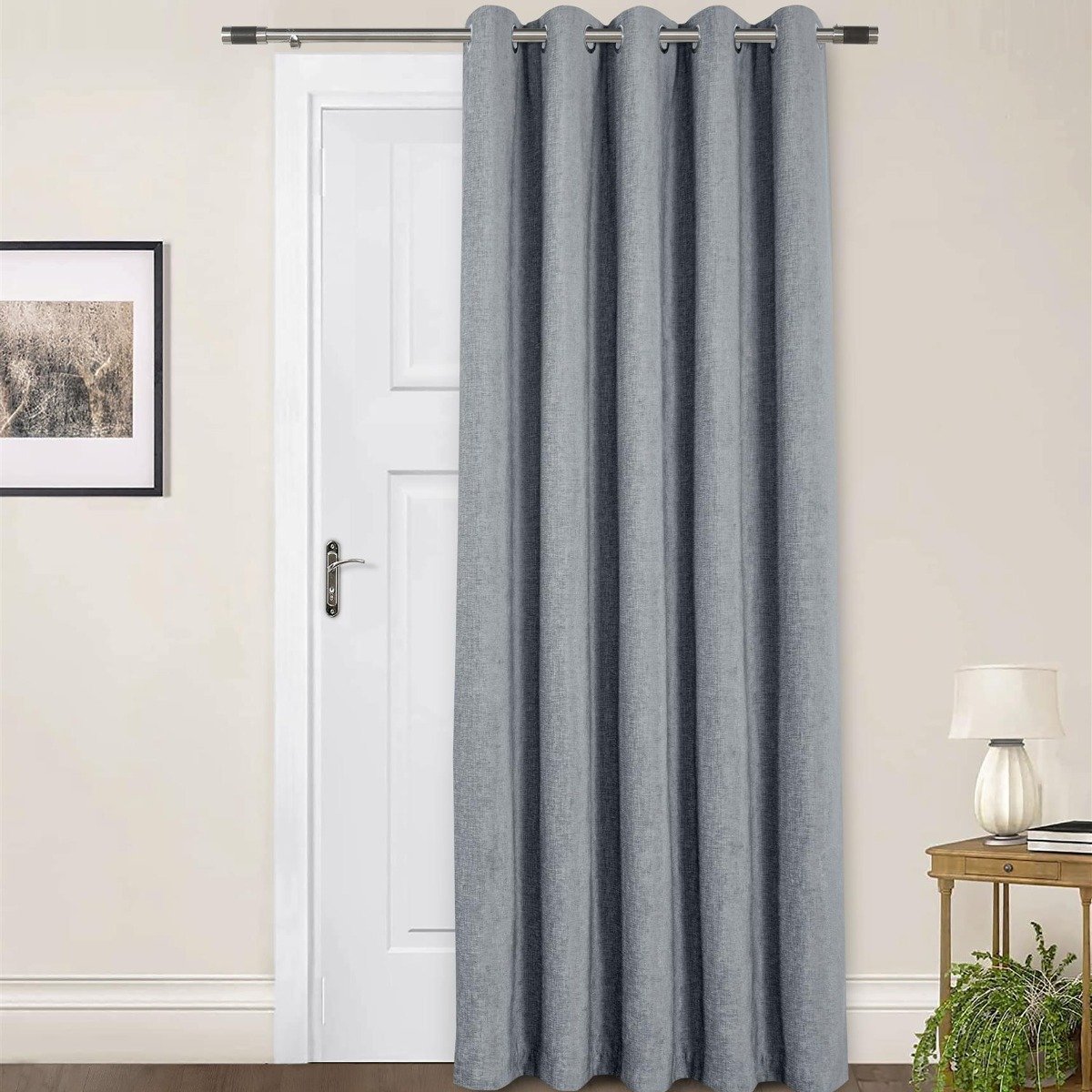Sundour Amberley Door Curtains - Nickel - 168 x 213cm