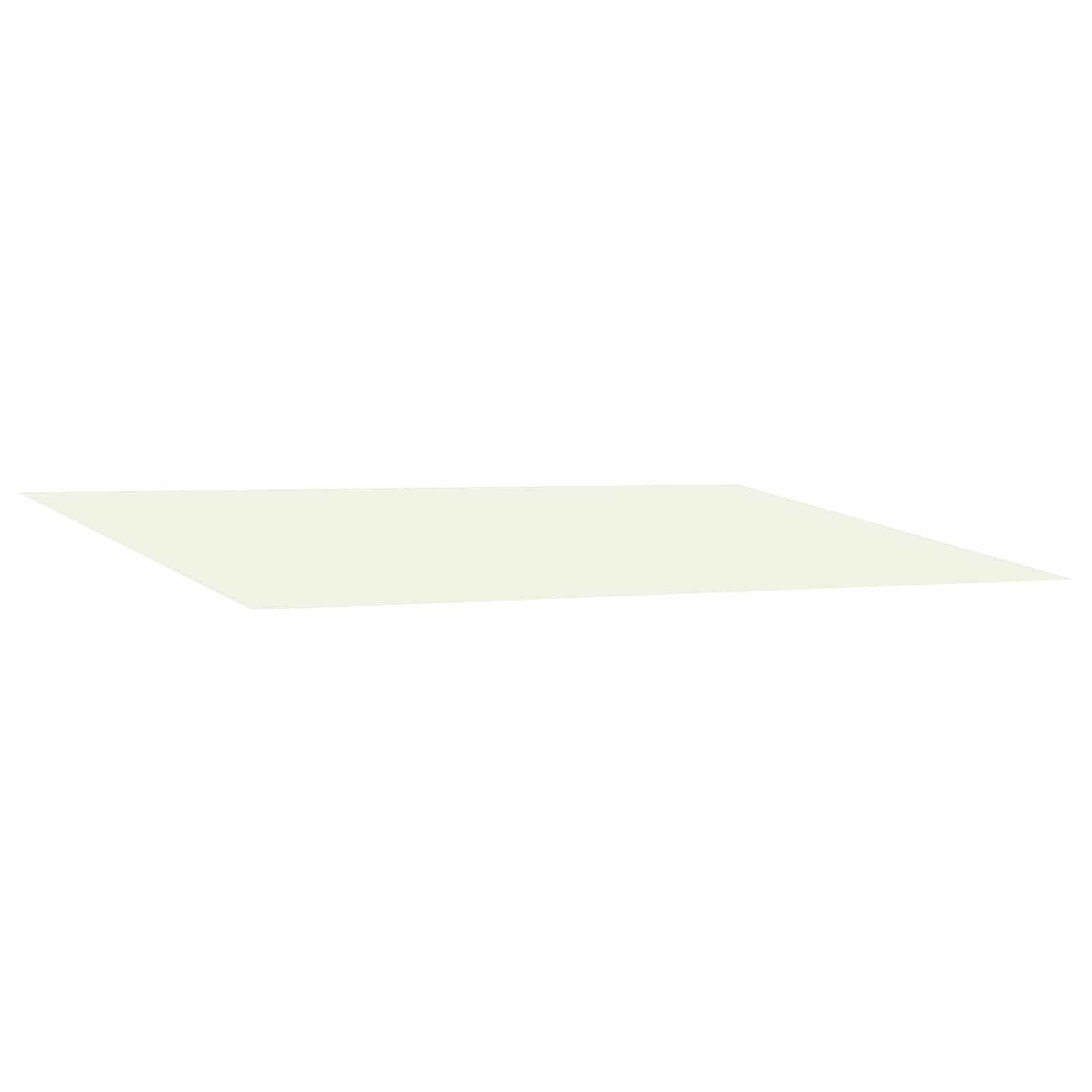 Walplus Polyester Awning Replacement Fabric - Cream - 500 x 350 cm