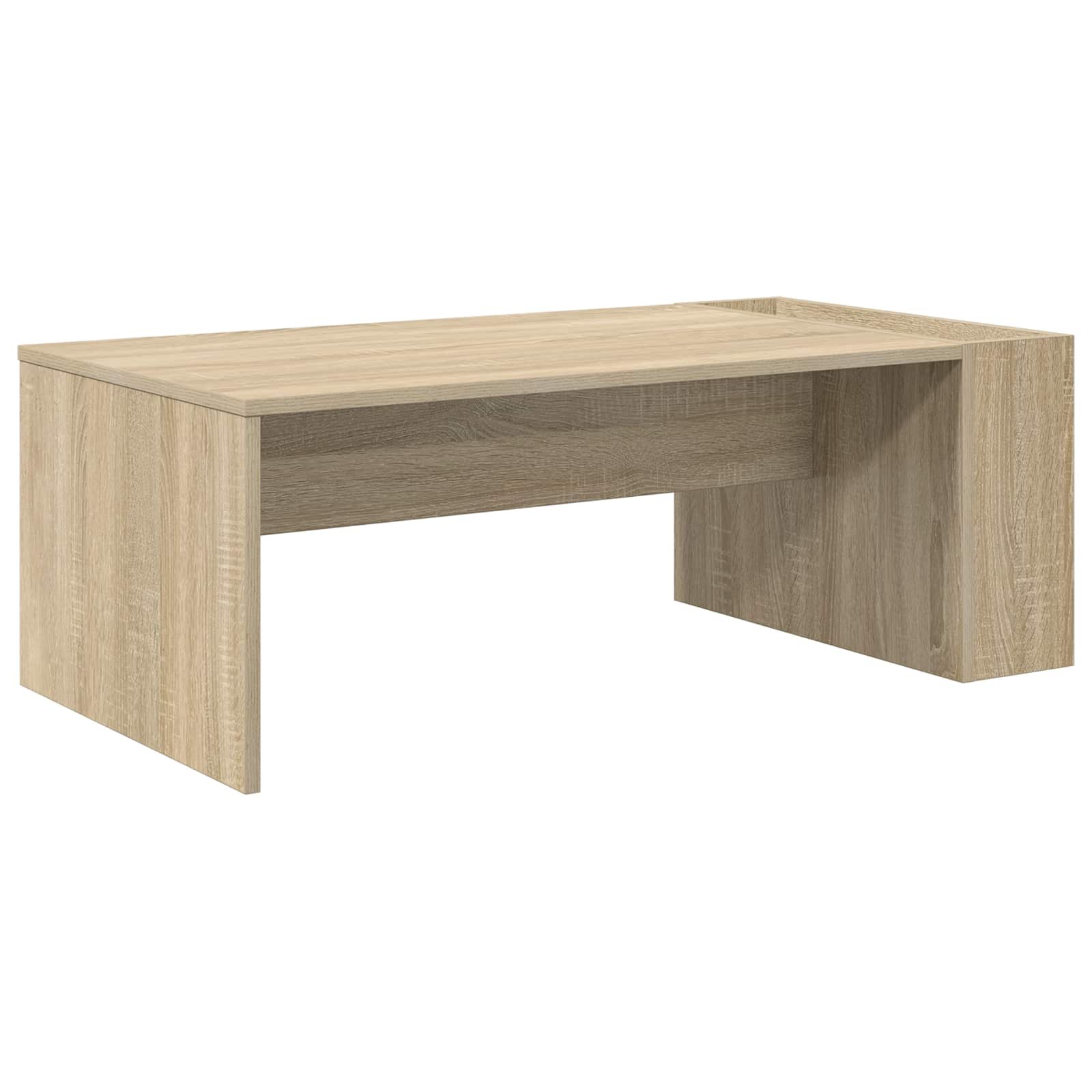 Walplus Engineered Wood Coffee Table - Sonoma Oak - 95 x 50 x 34 cm