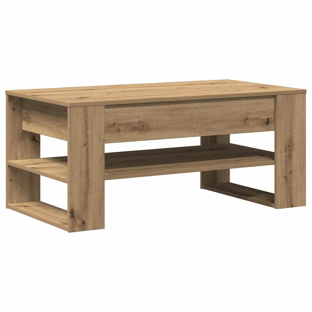 Walplus Engineered Wood Coffee Table - Artisan Oak - 102 x 55 x 45 cm