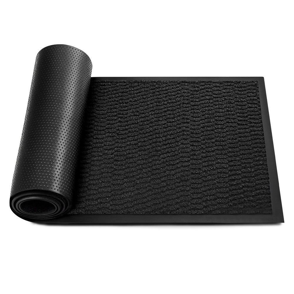 Keplin Washable Non-Slip Indoor and Outdoor Doormat 50 x 80cm - Anthracite
