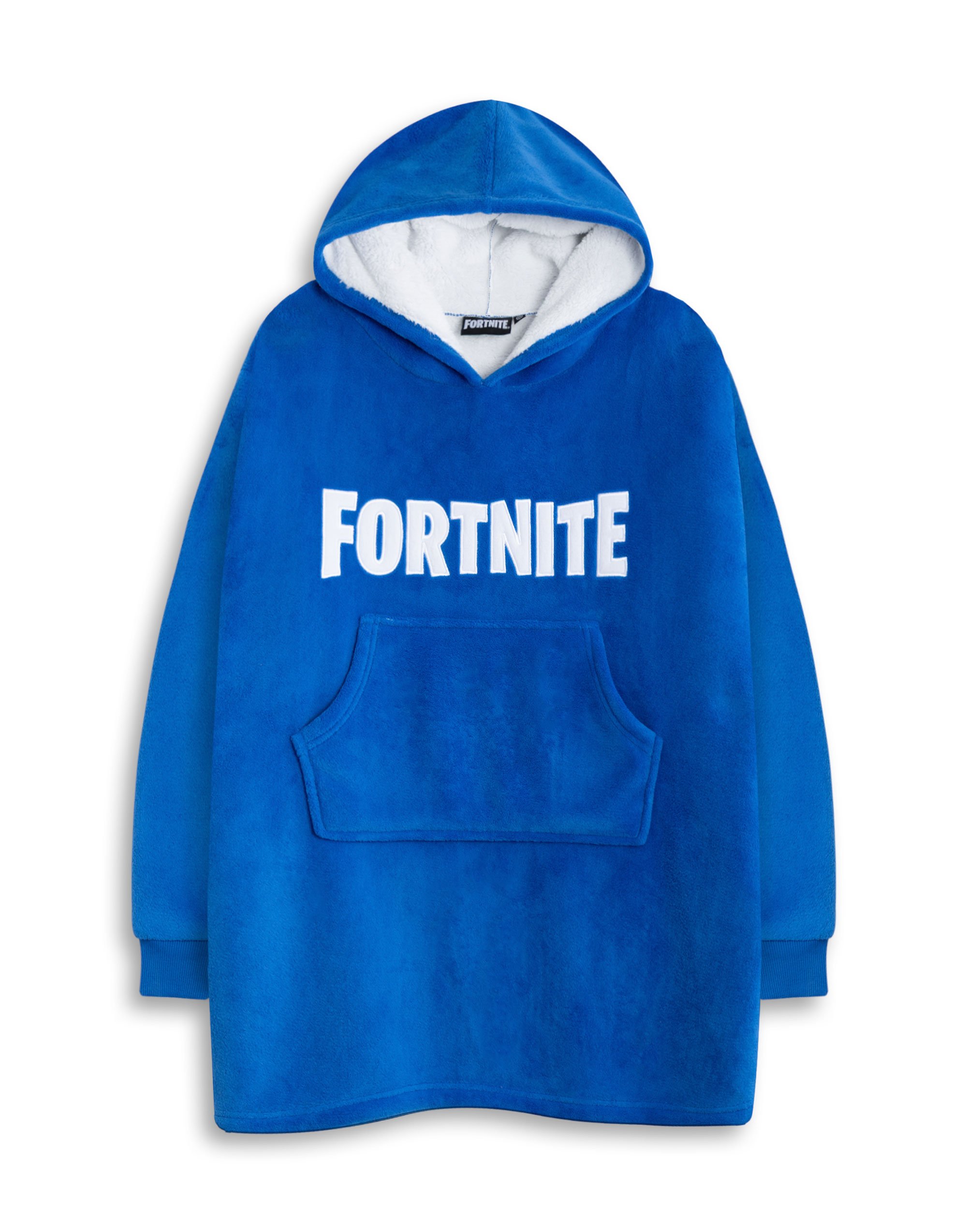 Fortnite Character Kids Unisex Blanket Hoodie - Blue