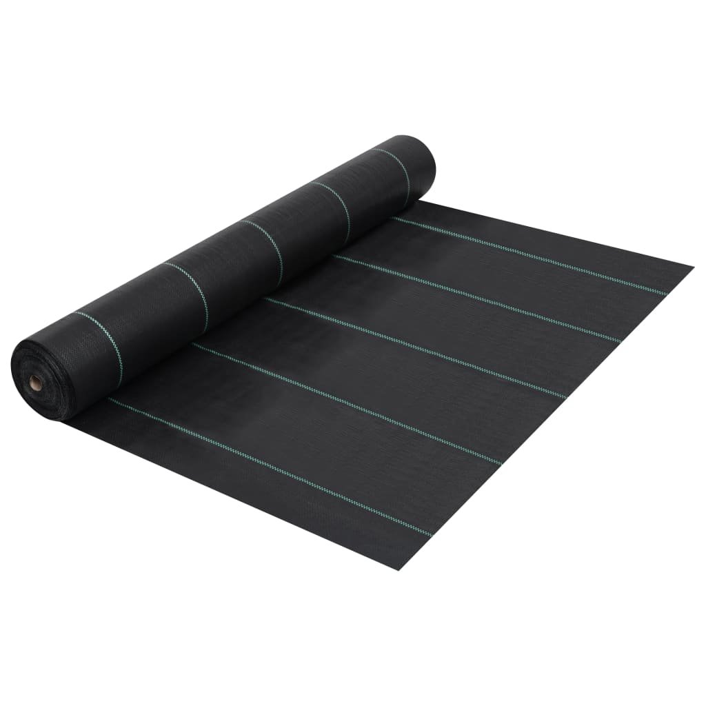 Walplus Gerden Plant and Root Control Mat PP - Black - 200 x 1000 cm