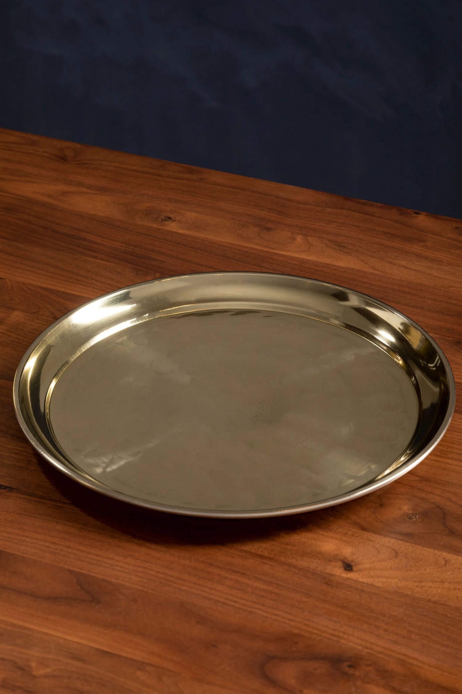 Orsina Miressa Small Serving Plate in Stainless Steel - Gold