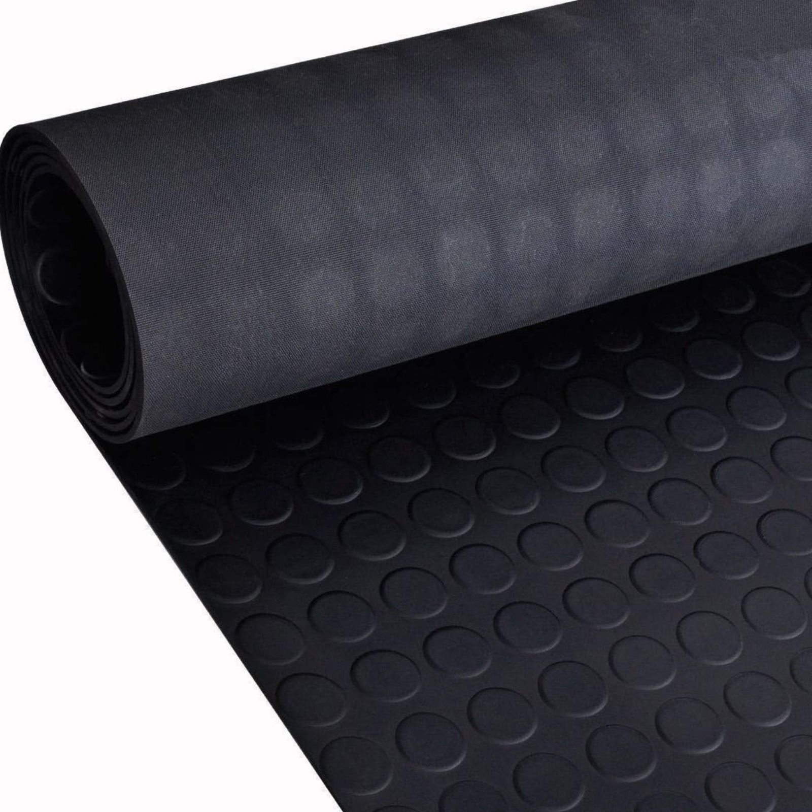 Ark Mat 3mm Thick Coin Rubber Roll Flooring -  1.2m x 1m
