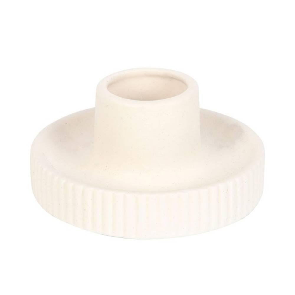 Something Different Ribbed Smudge Bowl - White