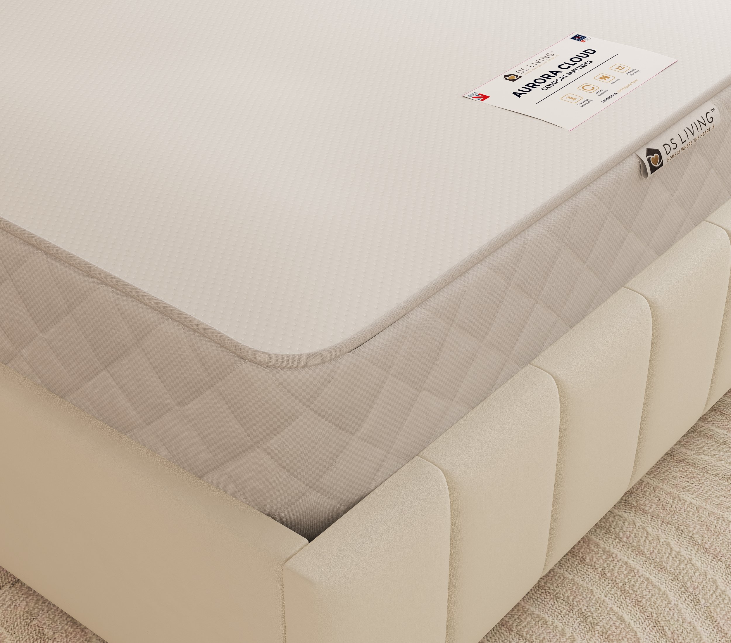 DS Living Premium Comfort Reflex Foam Open Coil Mattress - Double