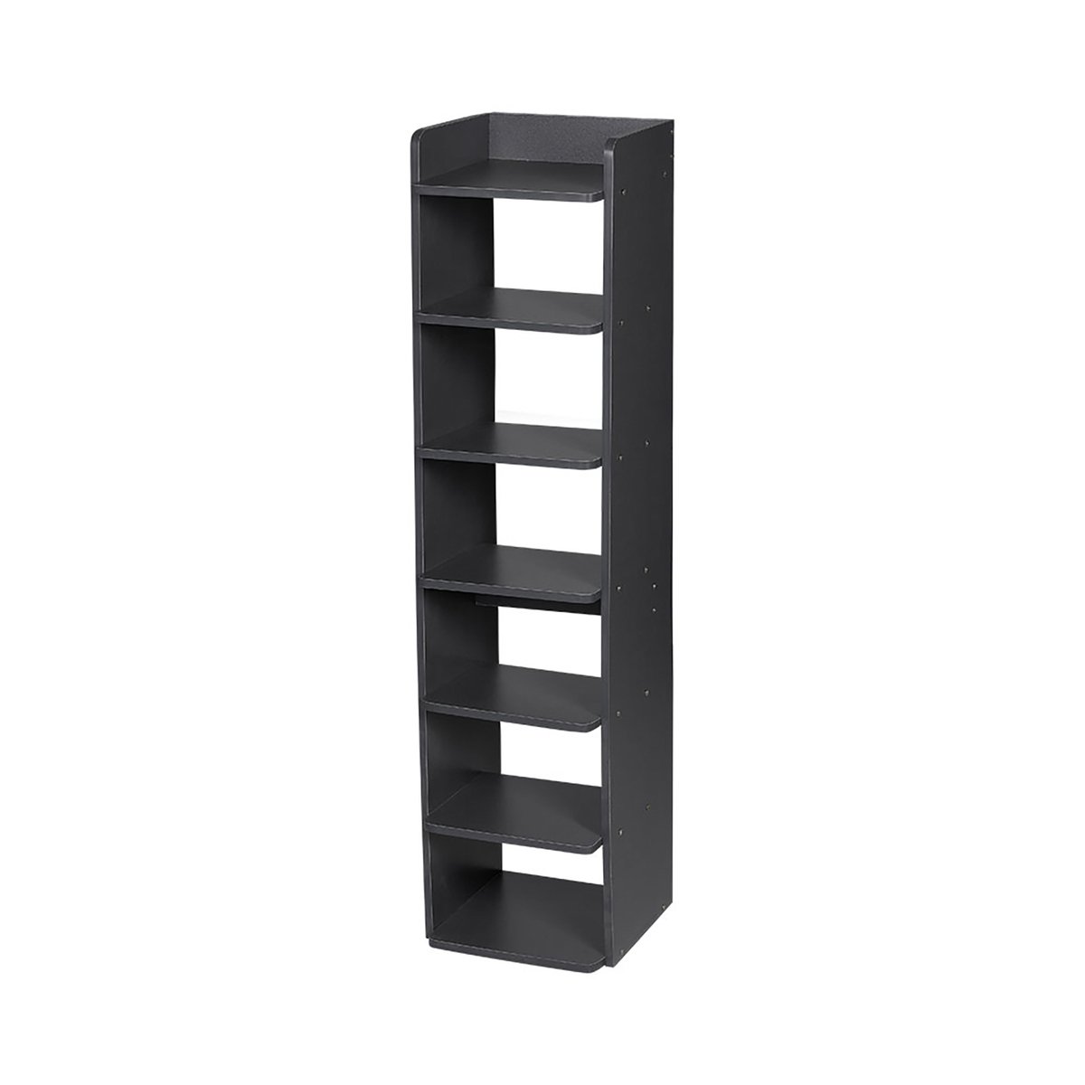 Living and Home 7 Tier Narrow Tall Shoe Rack - Black