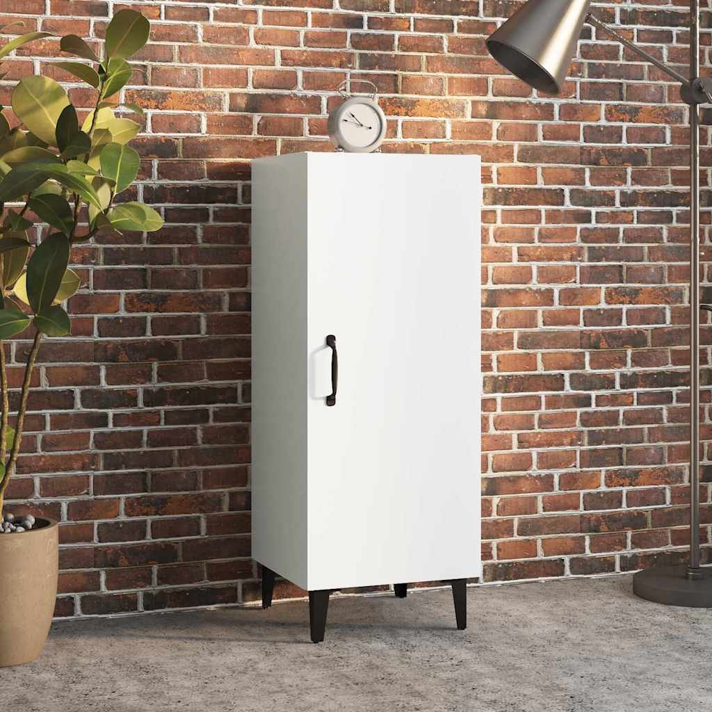 Walplus Engineered Wood Buffet Sideboard - White - 34.5 x 34 x 90 cm